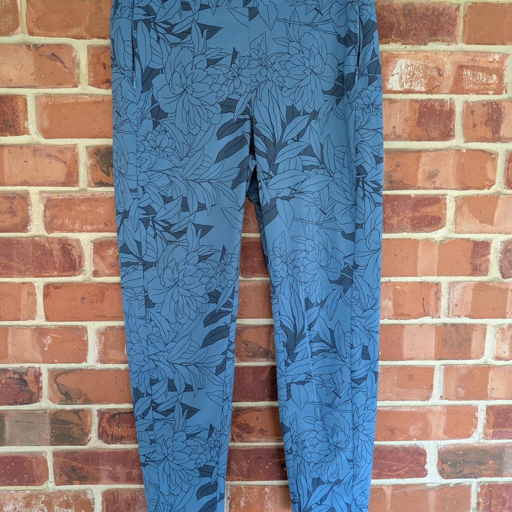 Royal Robbins Blue Floral Track Pants